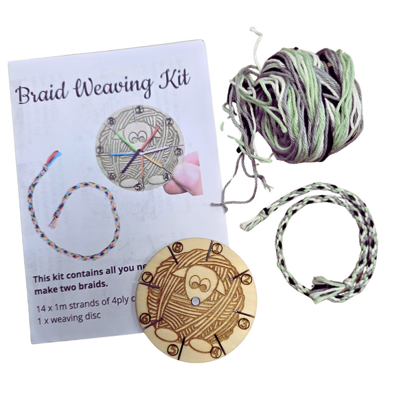 Braid Weaving Kit | Make Your Own Bracelet or Necklace – Ewe Felty Thing