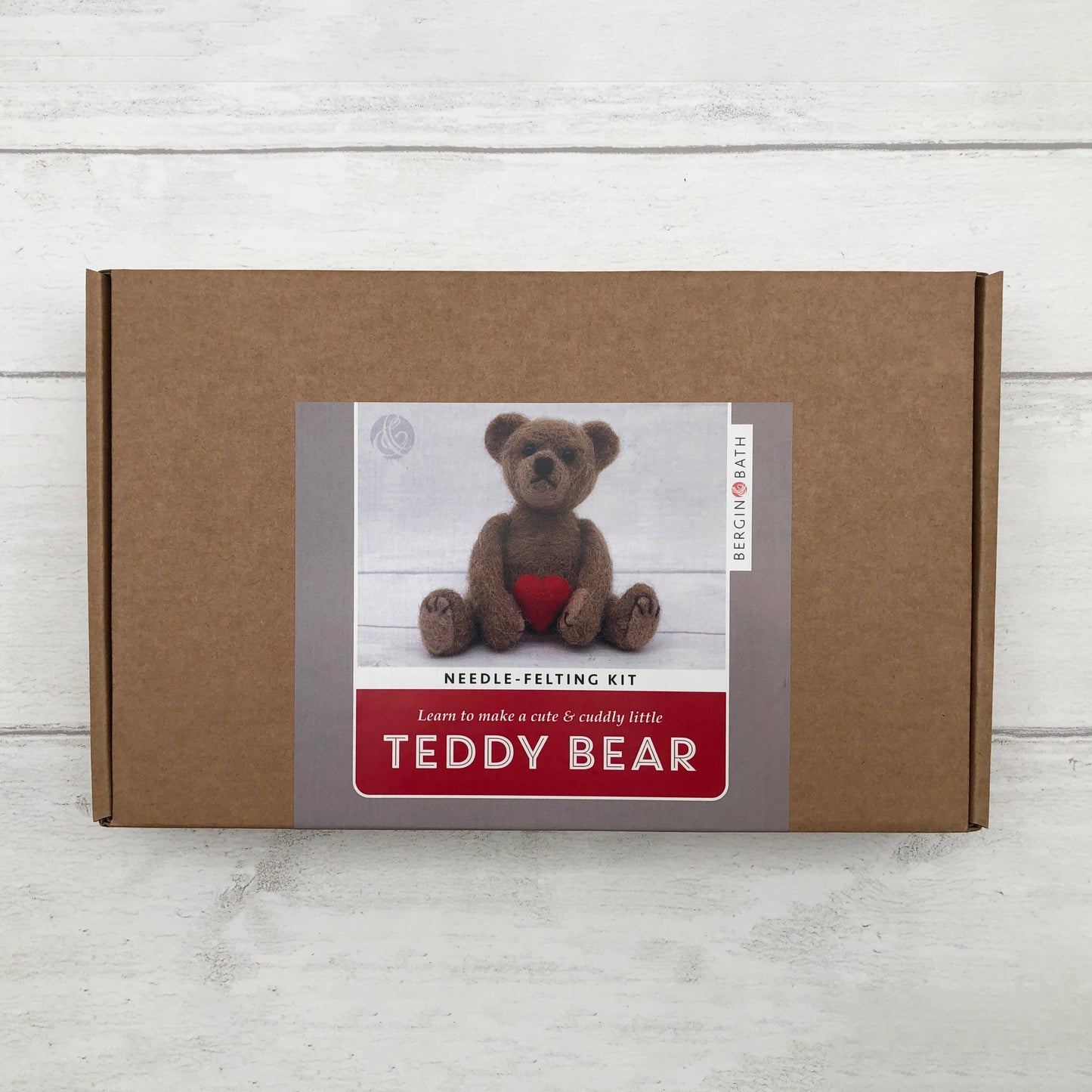 Needle Felting Kit, Teddy Bear