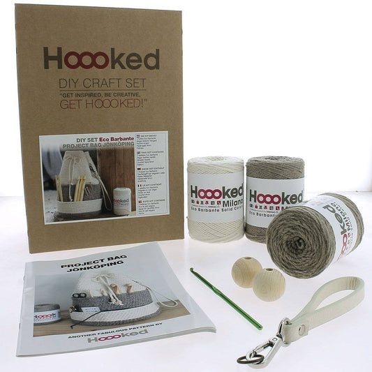 Hoooked - DIY Crochet Kit Project Bag Jönköping