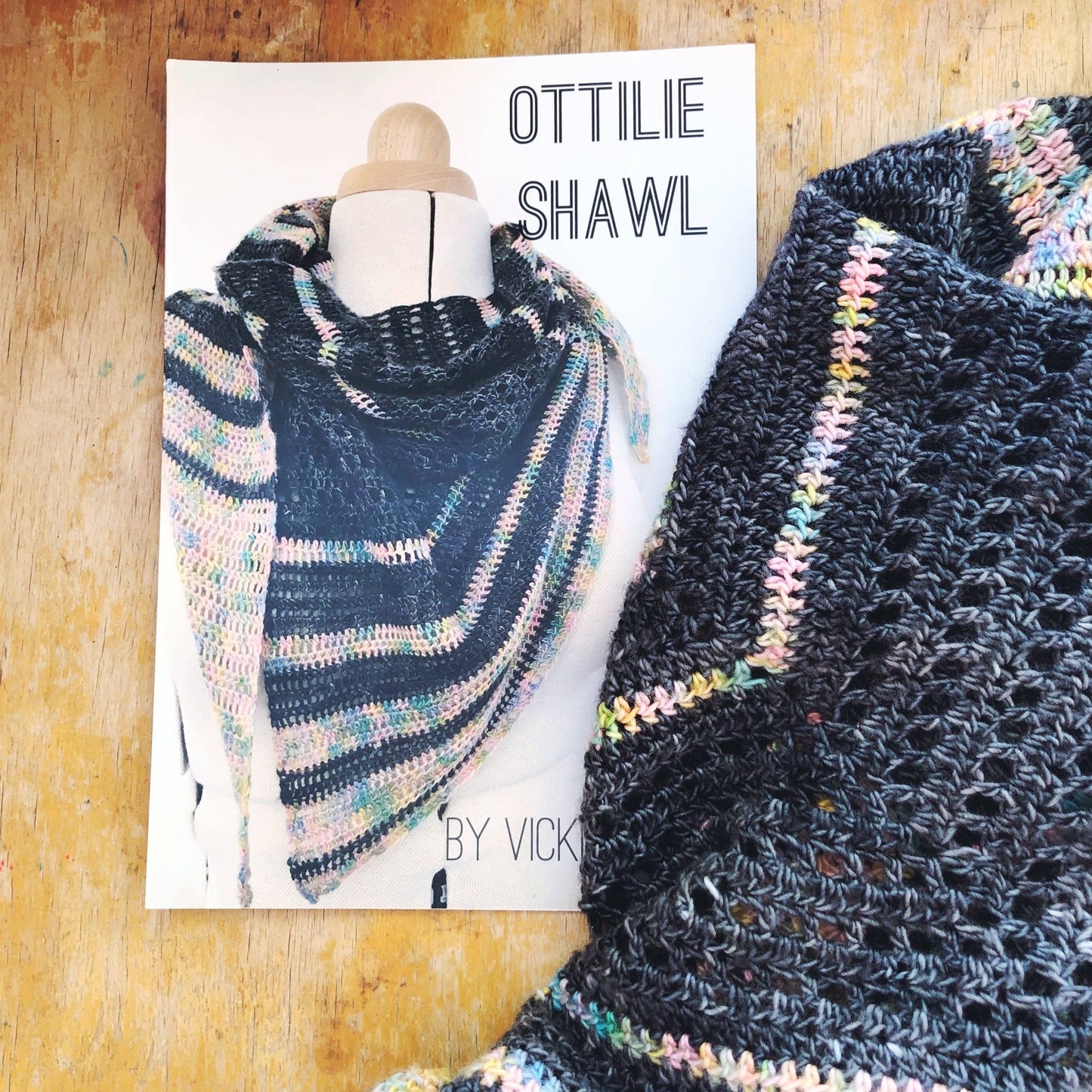 Crochet Pattern - Ottilie Shawl - PRINT