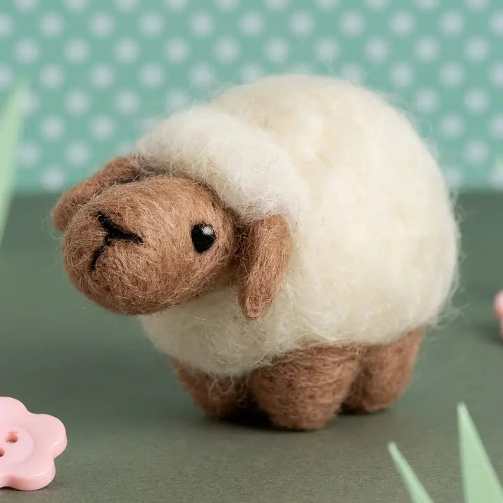 Sheep Mini Needle Felting Kit