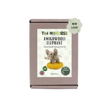 AMK Elephant - Needle Felting Kit