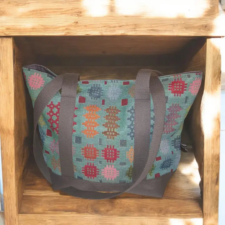 Shoulder Bag - Welsh Tapestry Blanket Design