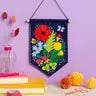 Wildflower Pennant Felt Craft Kit