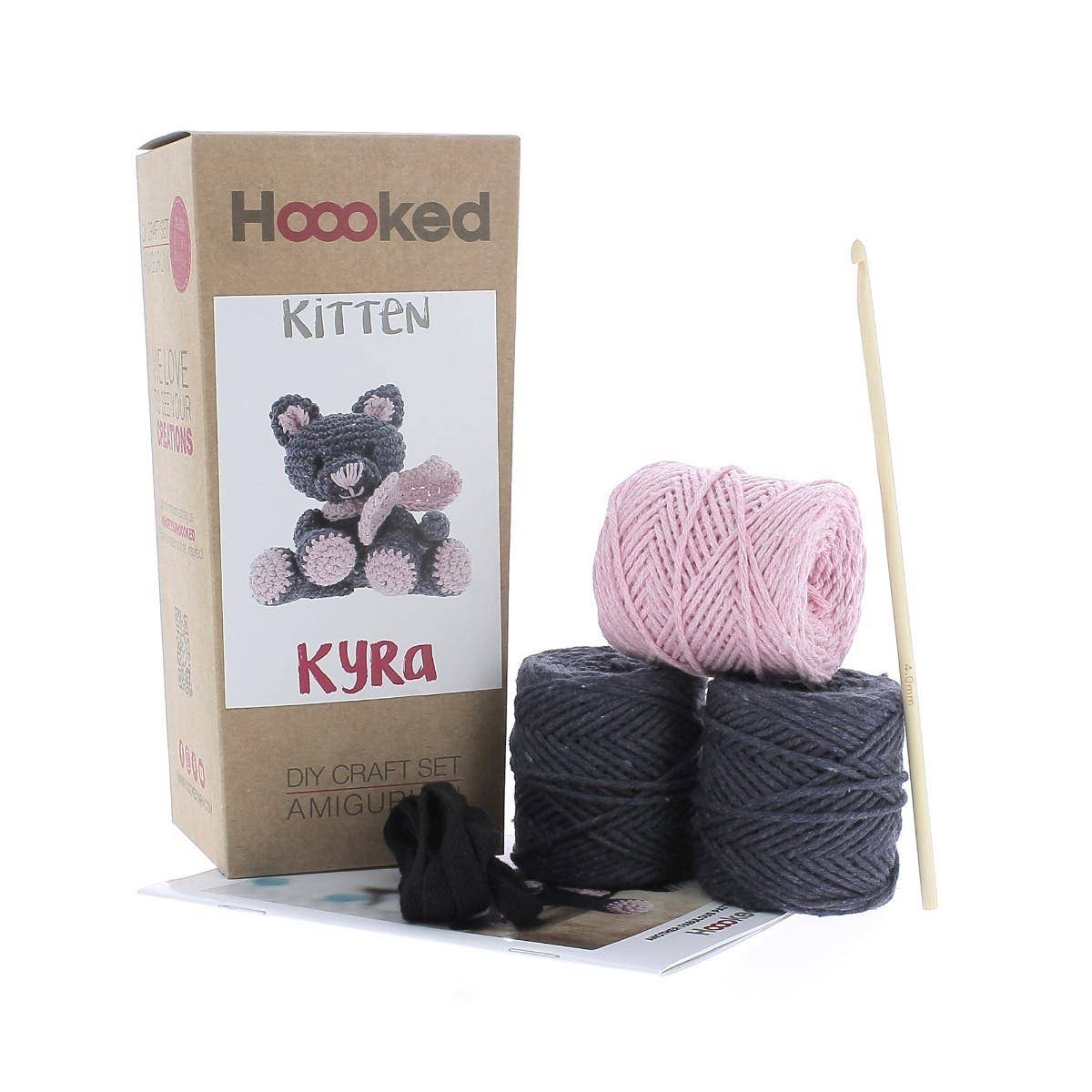 Hoooked - DIY Crochet Kit Kyra the Kitten