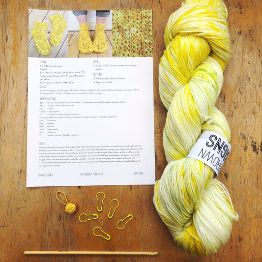 Crochet Pattern - Orache Socks - PRINT