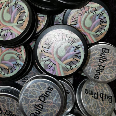 Tinned Stitch Markers image 0