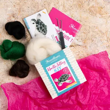 Baby Sea Turtle Mini Needle Felting Kit