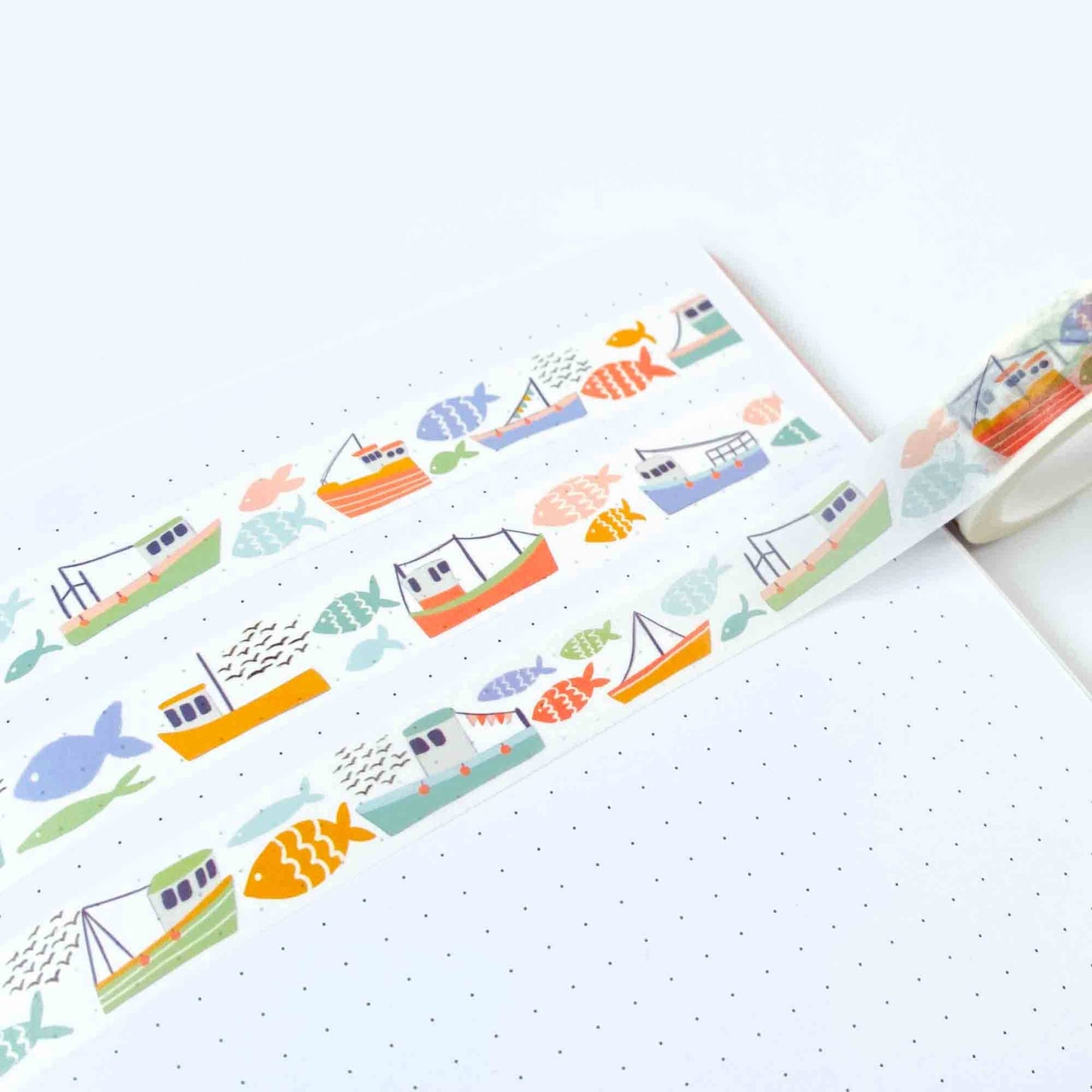 Fish and Ships Washi Tape