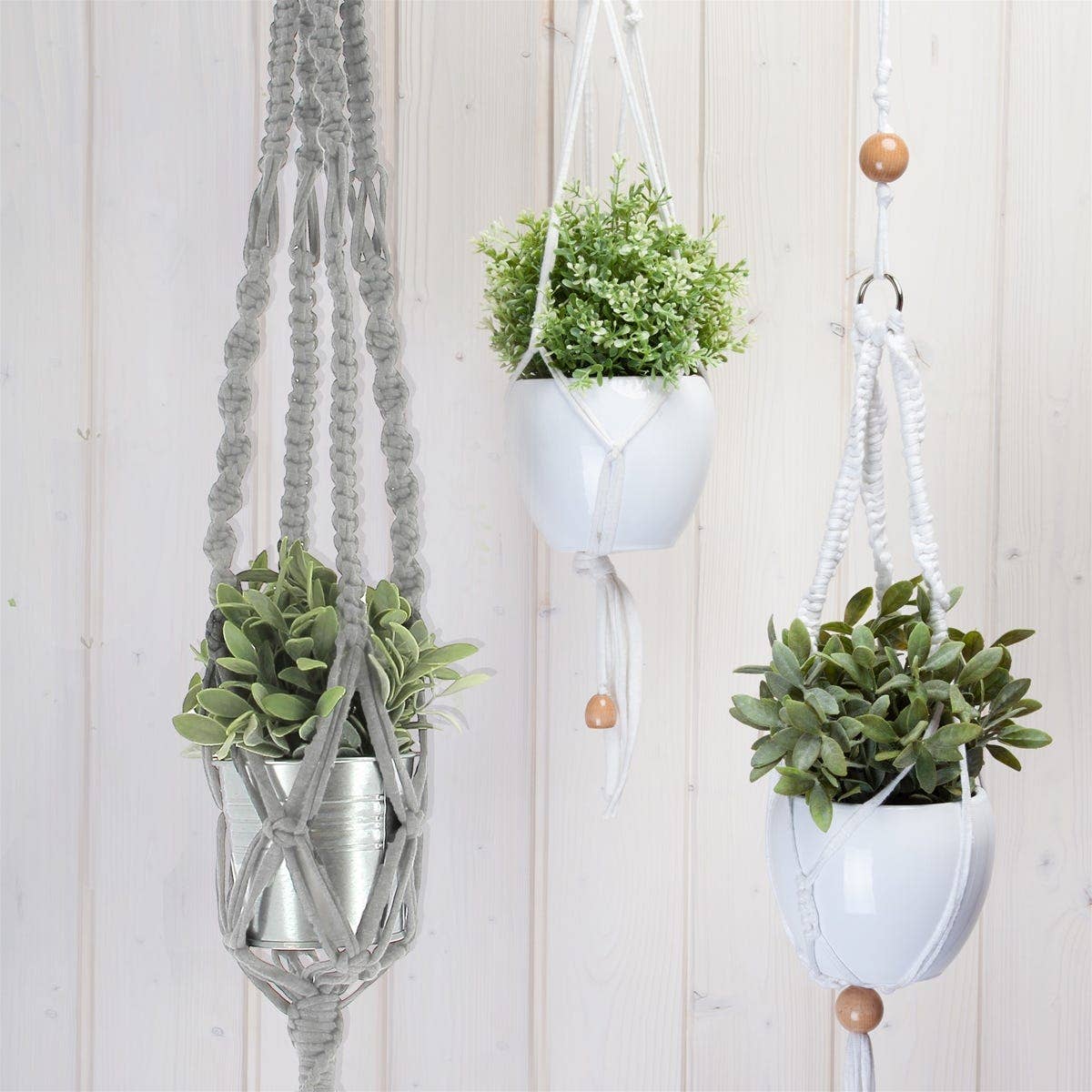 Hoooked - DIY Kit Zpagetti Macramé Hanging Basket