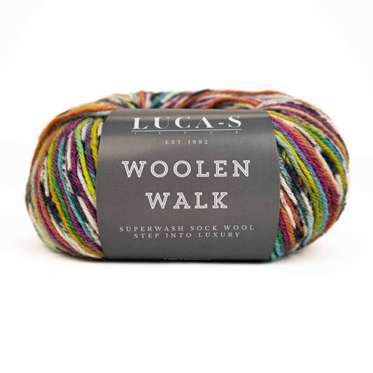 Luca-S WoolenWalk - Superwash Sock Wool, Knitting Yarn