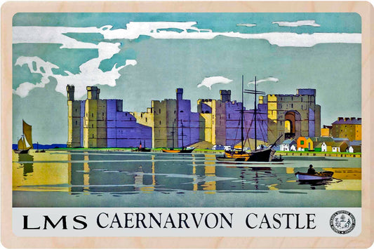 Caernarfon Castle, Wales - Eco-friendly cards & magnets