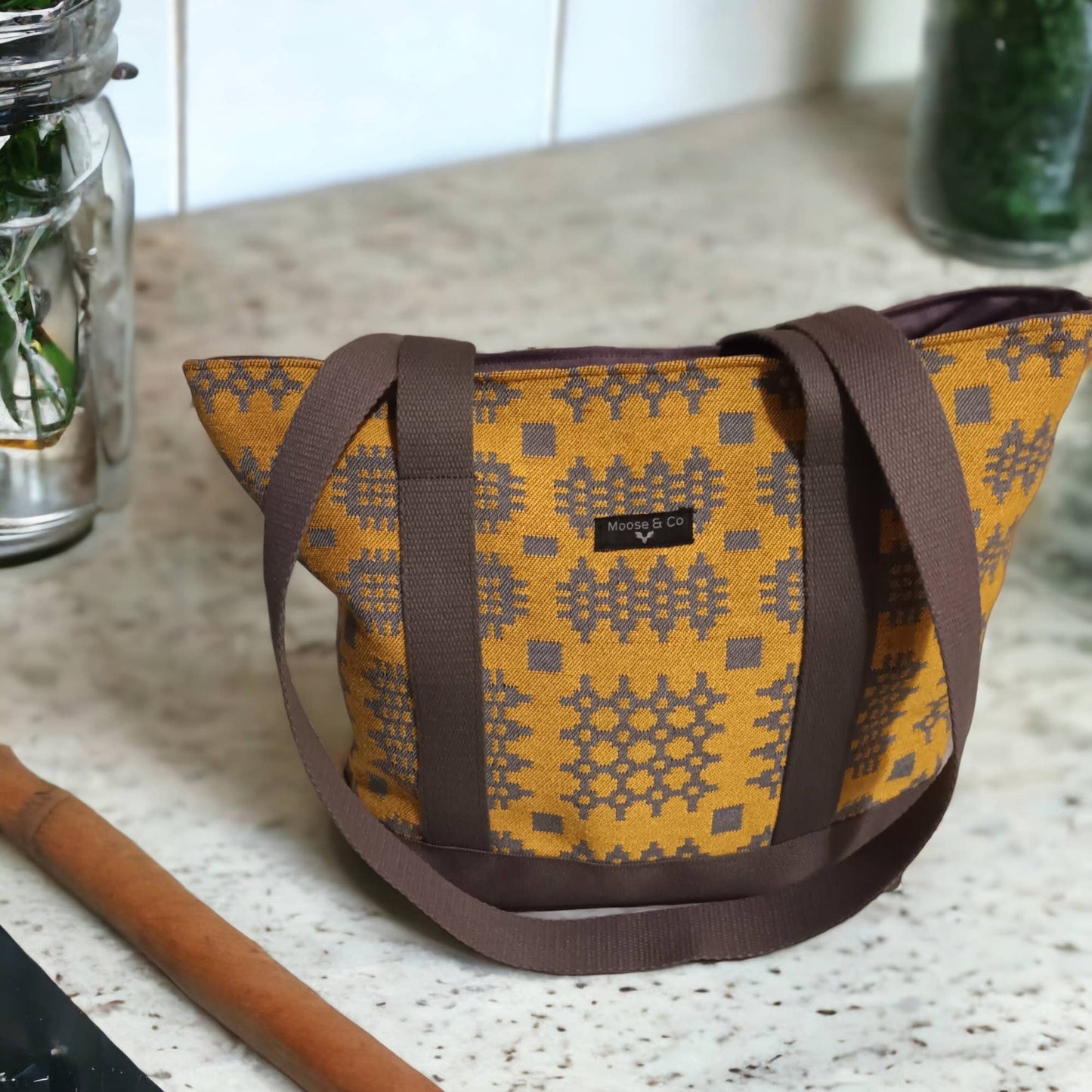 Shoulder Bag - Welsh Tapestry Blanket Design