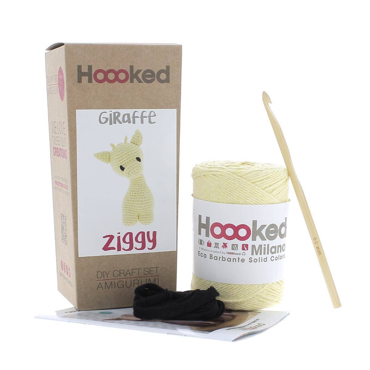 Hoooked - DIY Crochet Kit Ziggy the Giraffe