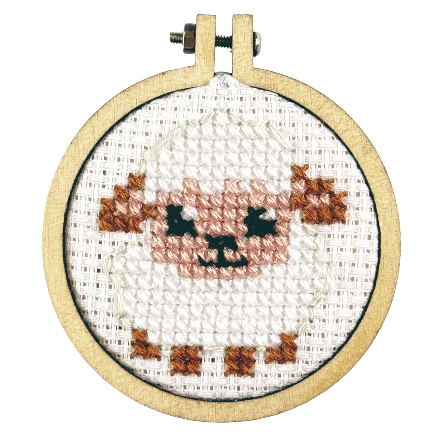 Love Ewe! Mini Matchbox Cross Stitch Kit (with keyring)