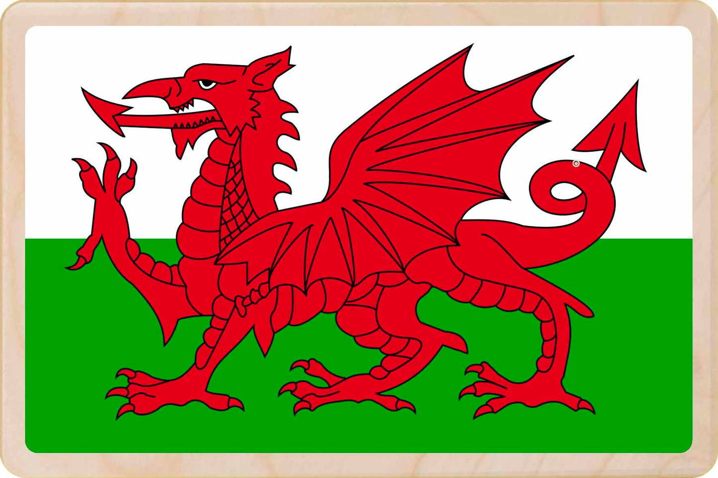 Wales, Y Ddraig Goch - Eco-friendly cards & magnets