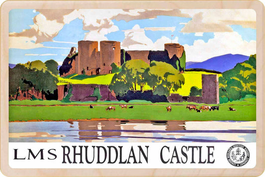 Rhuddlan Castle, Wales - Eco-friendly cards & magnets