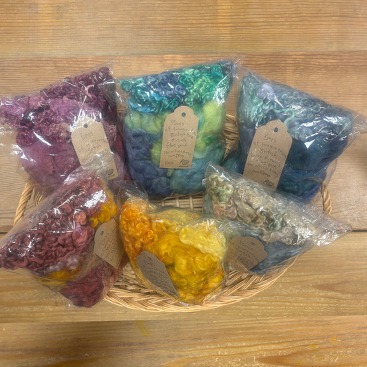 Weki Wool Hand-Dyed Bags of Imagination