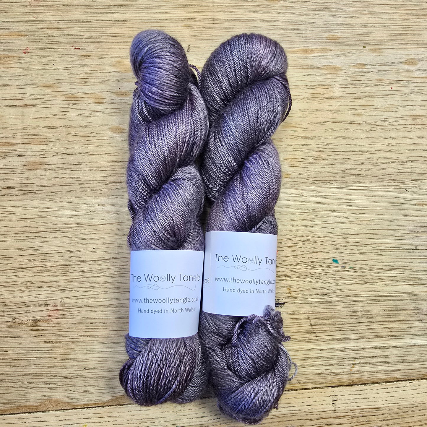 Dusky Mauve Merino Silk 4ply