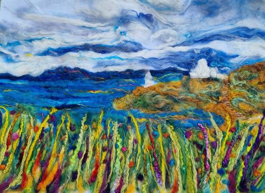 Needlefelting Spring Flowers in the Landscape Masterclass with Jackie Smith