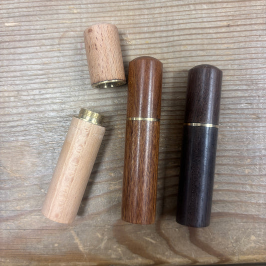 Wooden Needle Holders