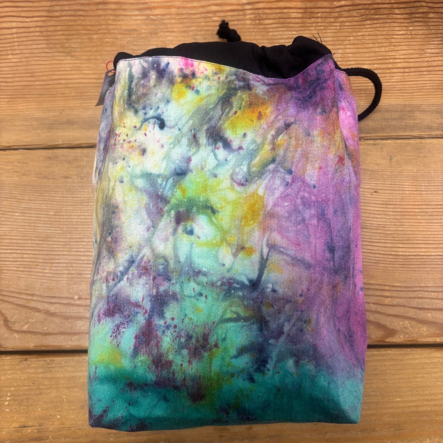Hand Dyed Drawstring Project bag | Abercairn Yarns