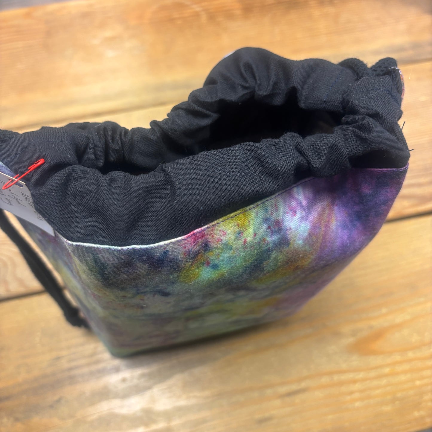 Hand Dyed Drawstring Project bag | Abercairn Yarns