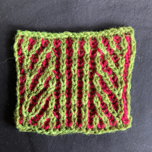 Two Colour Brioche Knitting | Learn with Kath Andrews