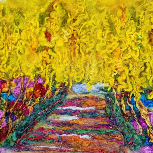 Needlefelting 'The Laburnum Arch at Bodnant' Masterclass with Jackie Smith