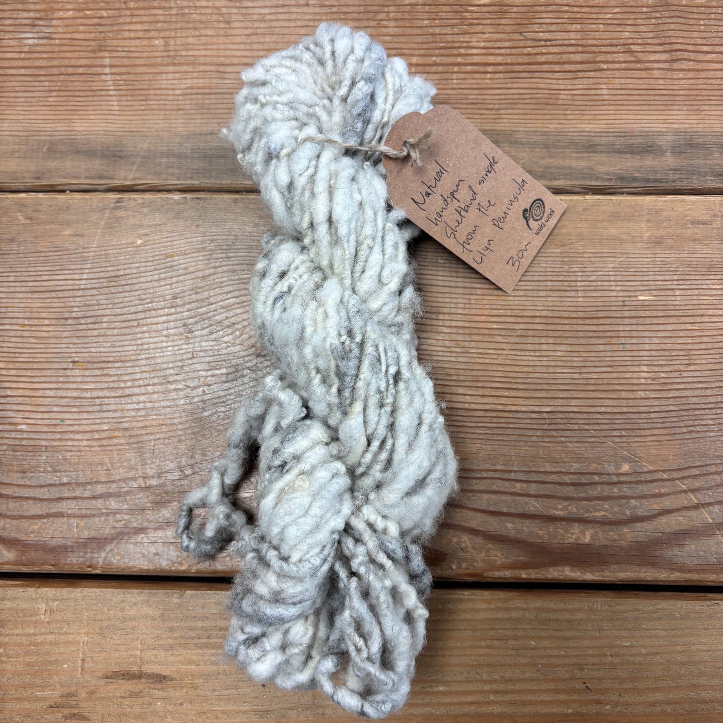 Handspun Natural Shetland 30m/117g
