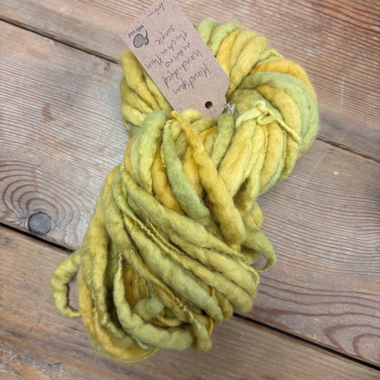 Handspun Hand-dyed Merino Thick n Thin Single 44m/172g