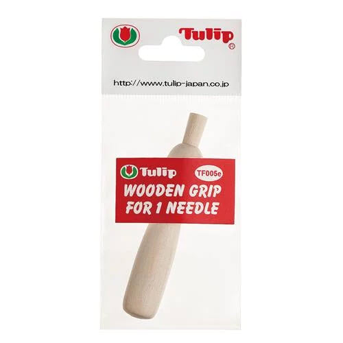Wooden Grip for 1 Felting Needle - Tulip