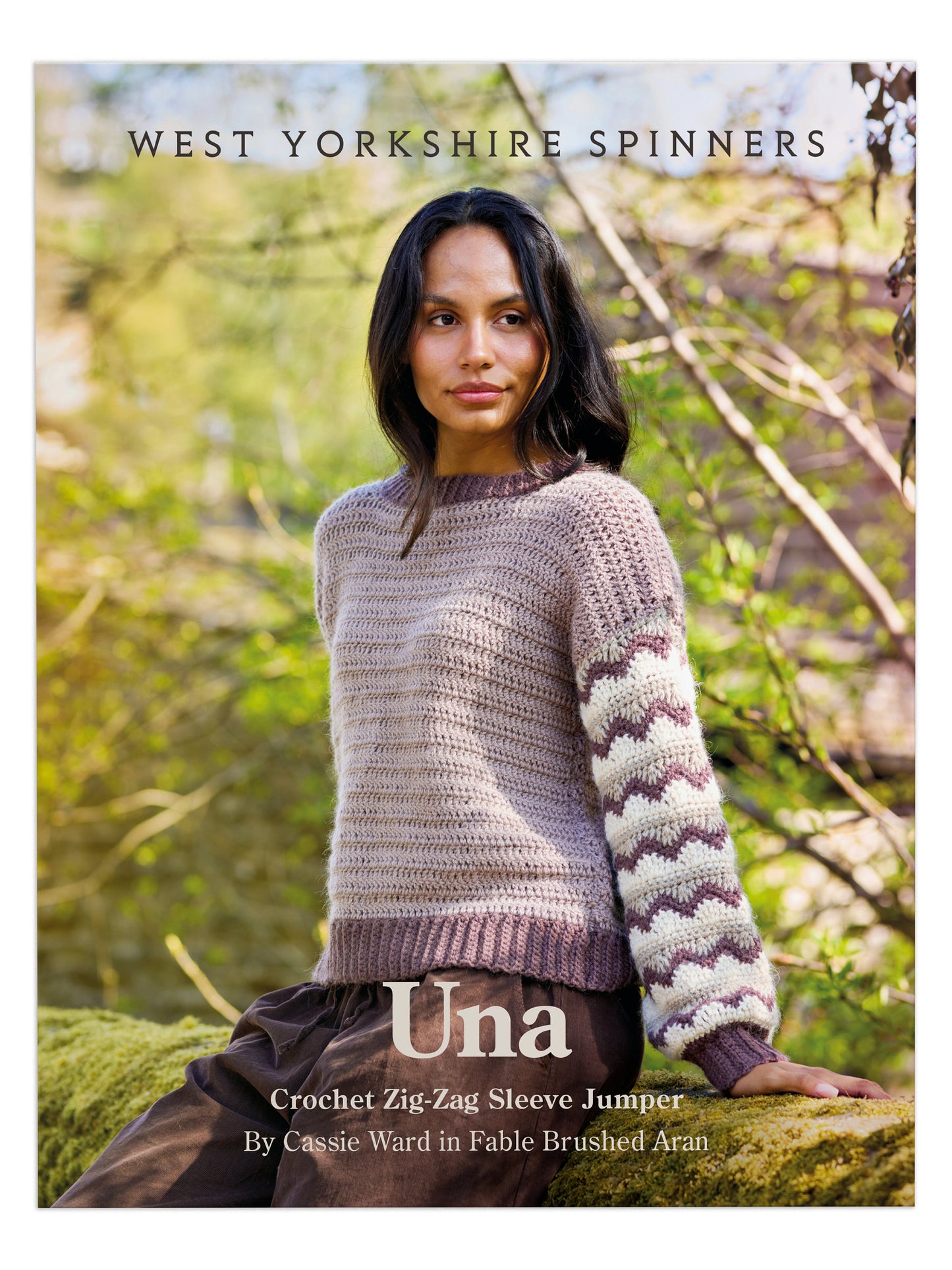 Una - Crochet Zig-Zag Sleeve Jumper