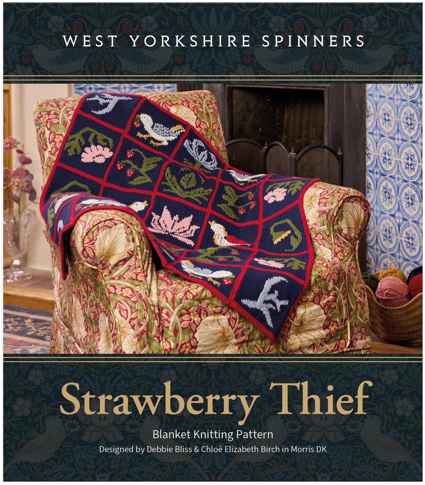 Strawberry Thief - Blanket Knitting Pattern
