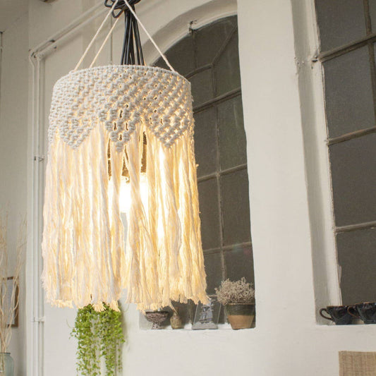Hoooked - DIY Macramé Kit Borneo Lampshade