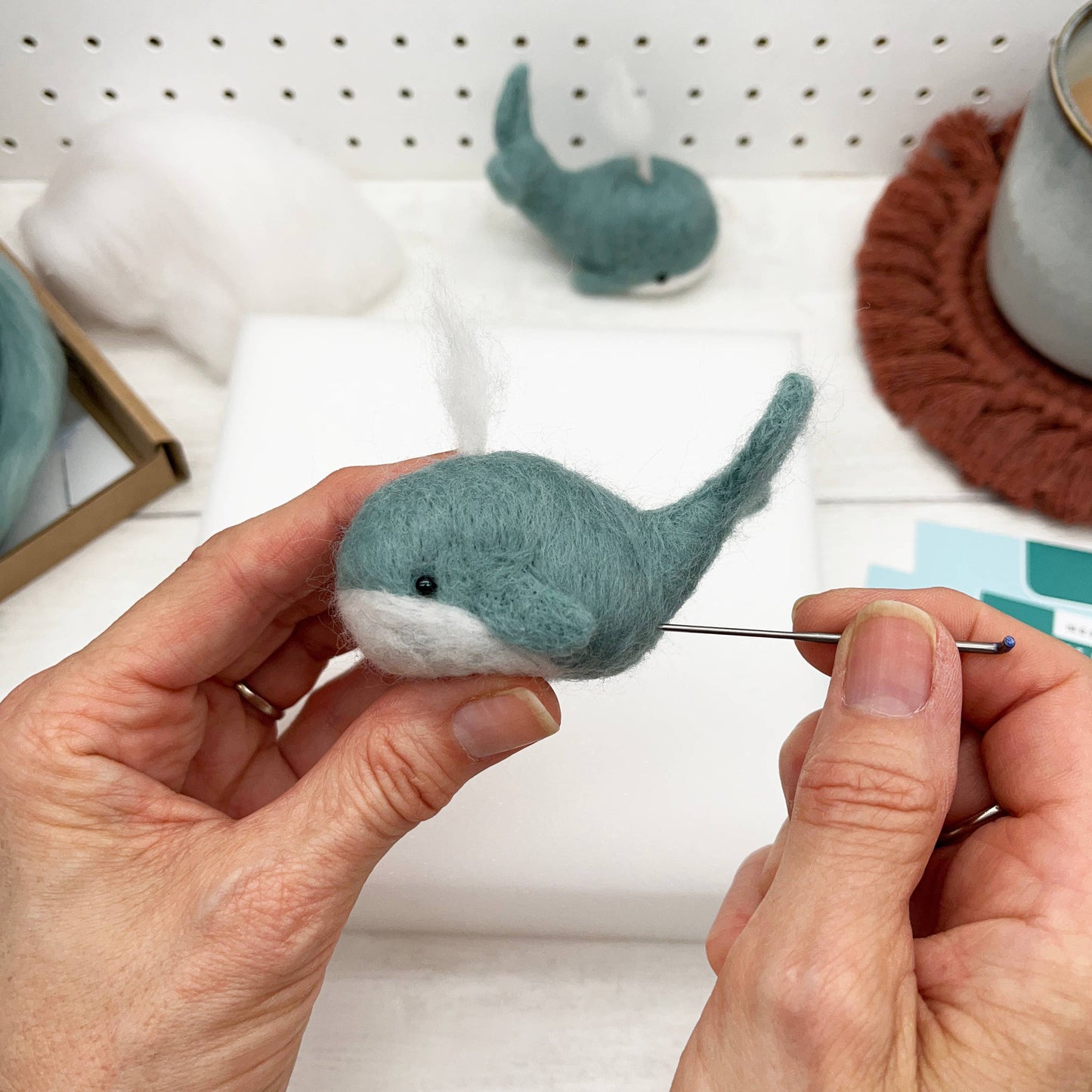 Needle Felting Kit, Whales