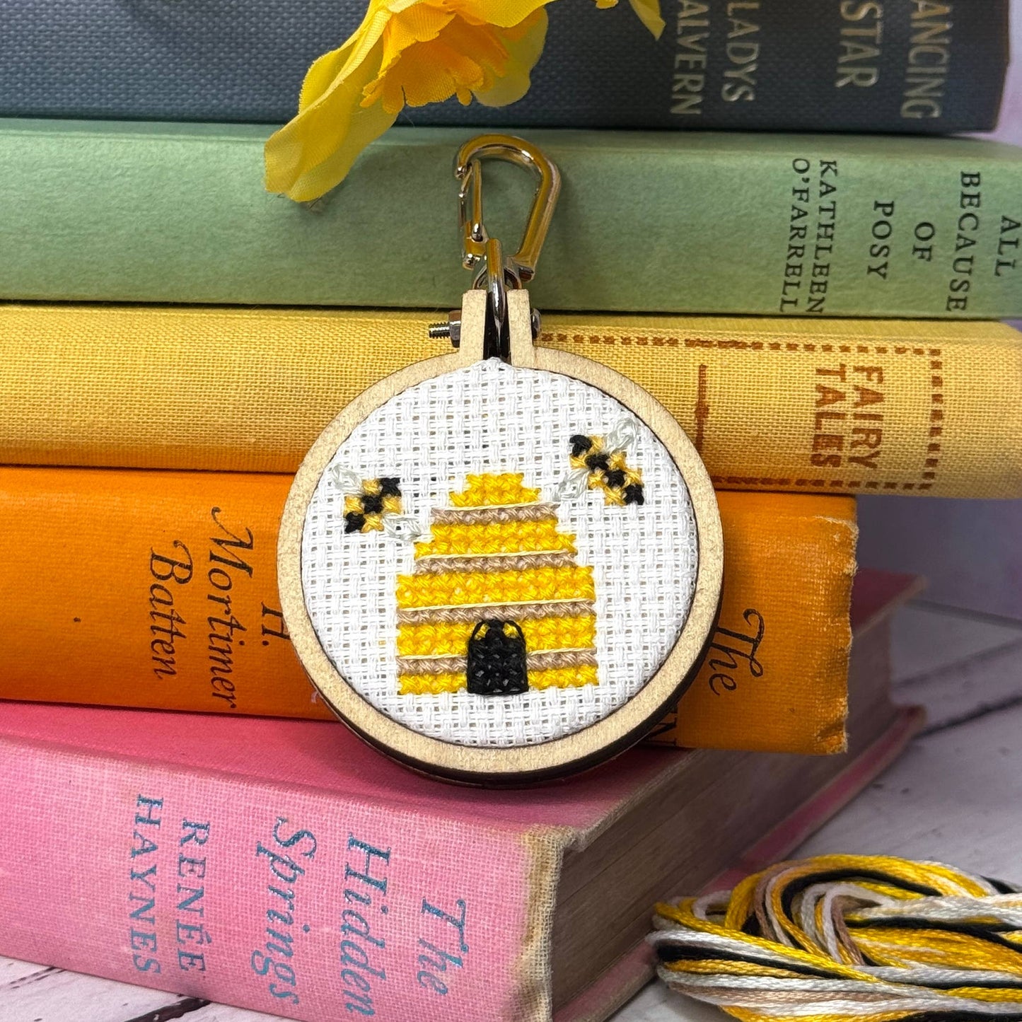 Hive Got Your Back! Mini Matchbox Cross Stitch Kit