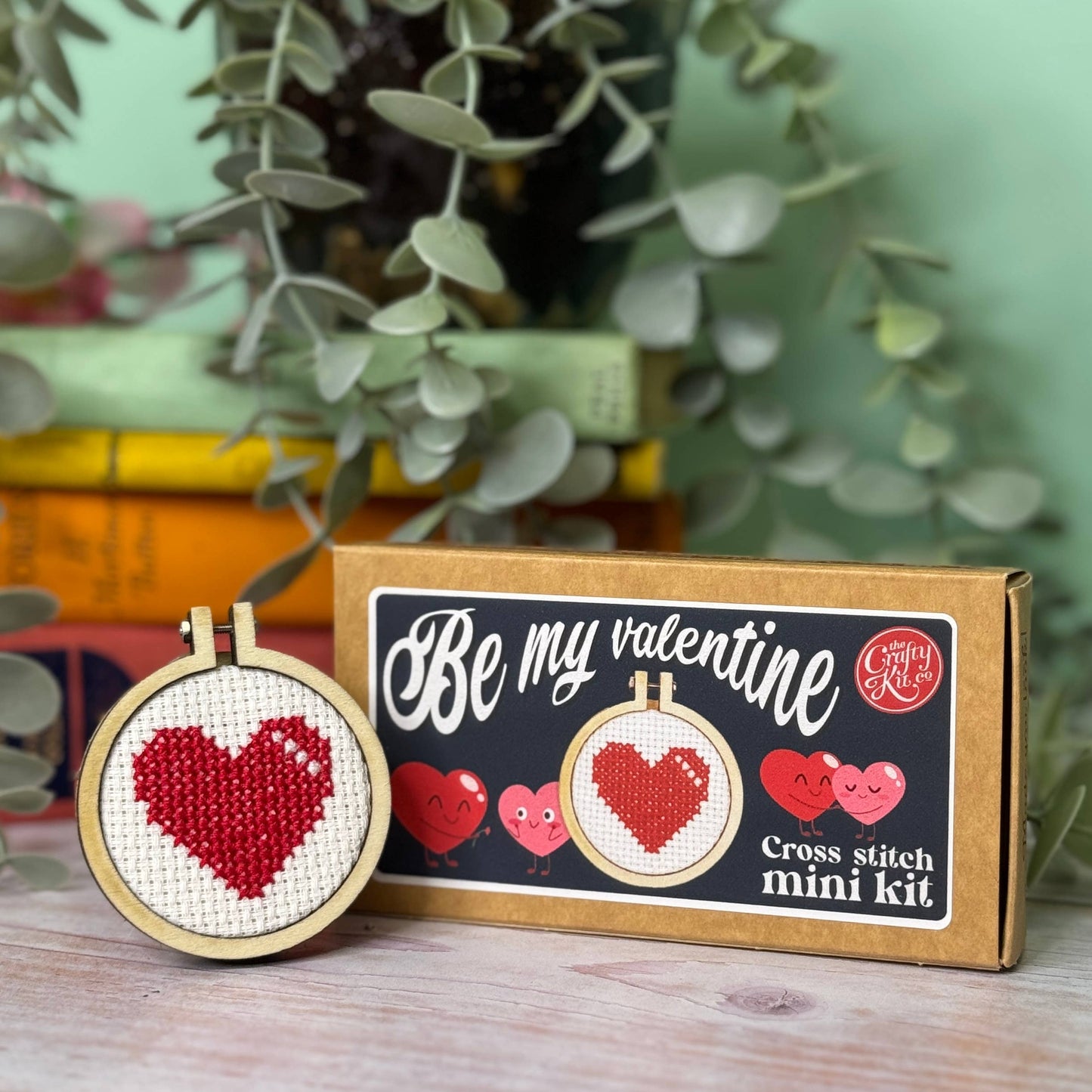 'Be My Valentine' Mini Matchbox Cross Stitch Kit