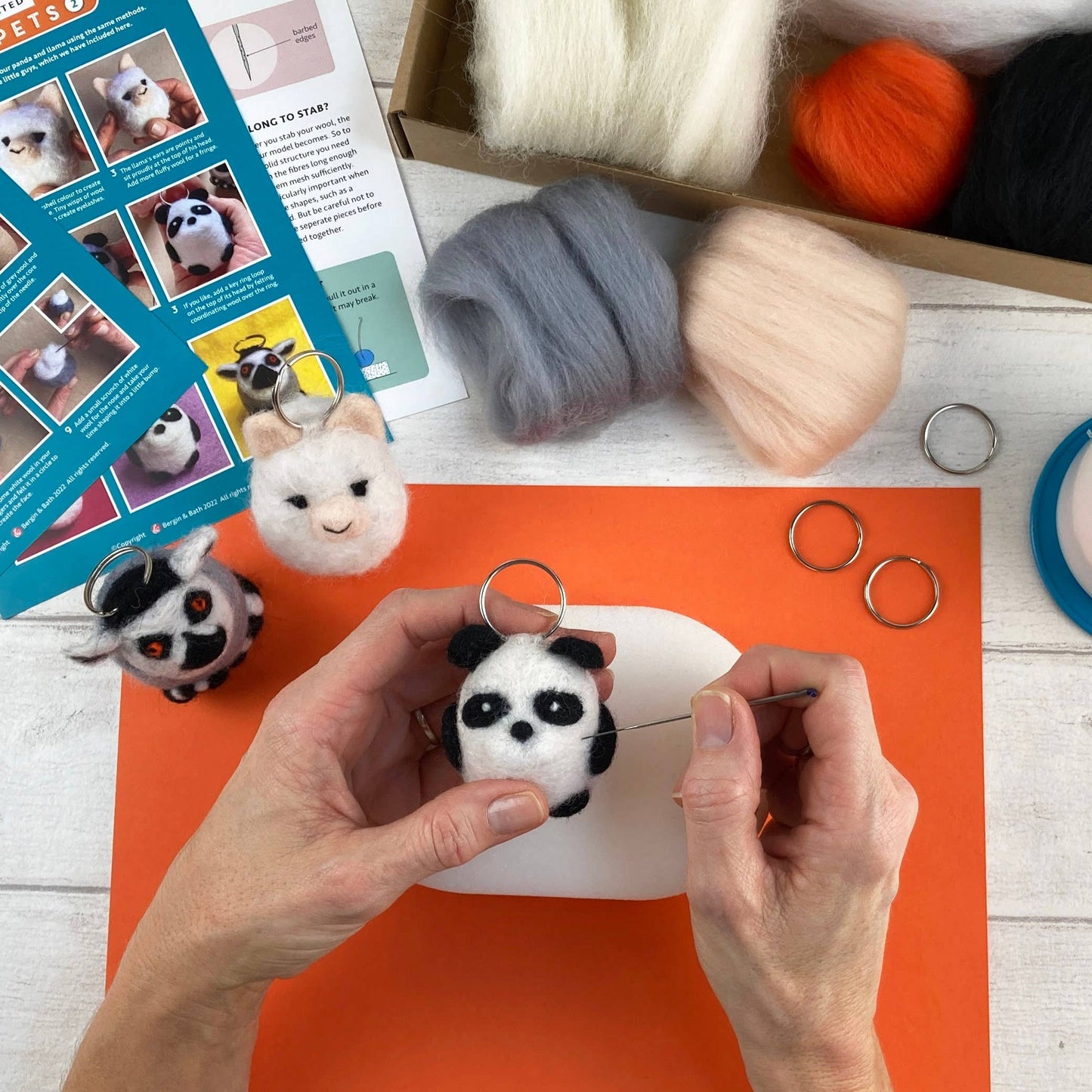 Needle Felting Kit, Mini Pets 2