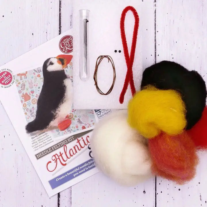 Atlantic Puffin Needle Felting Kit