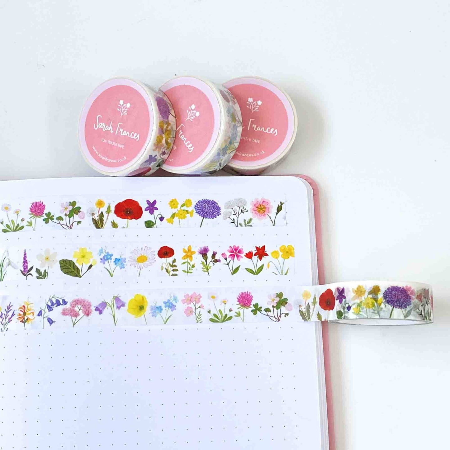 British Wildflowers Washi Tape