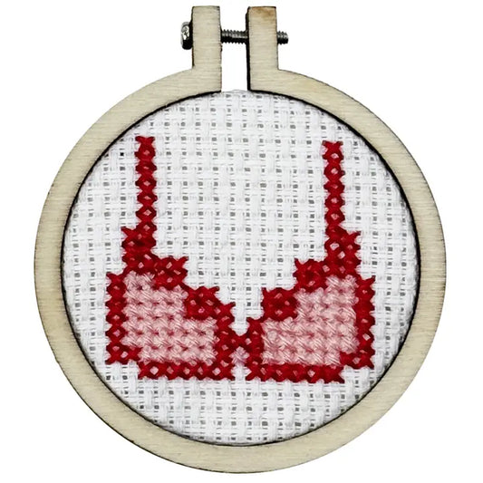 Bravo! Mini Matchbox Cross Stitch Kit (with keyring)