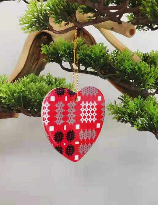 Heart Shaped Baubles