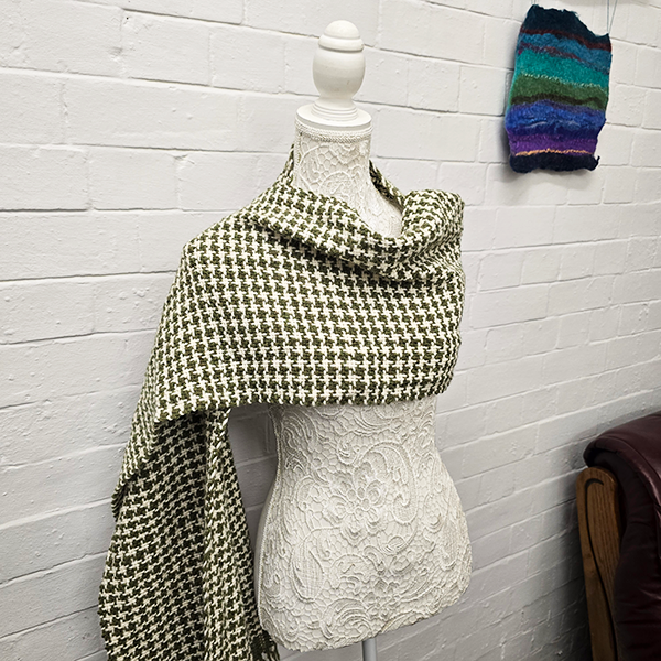Wearable Art - Herringbone Scarf image