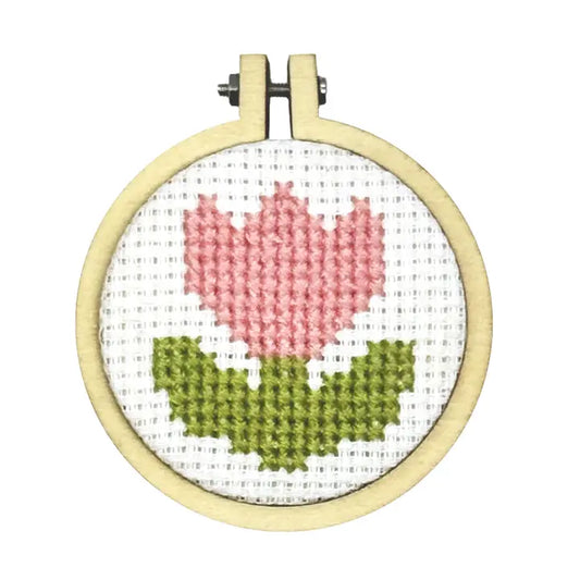 You Are Blooming Lovely! Cross Stitch Mini Kit (with keyring)