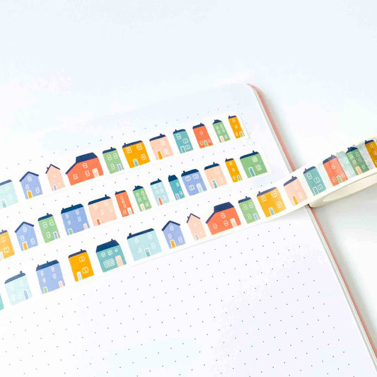 Coastal Houses Washi Tape