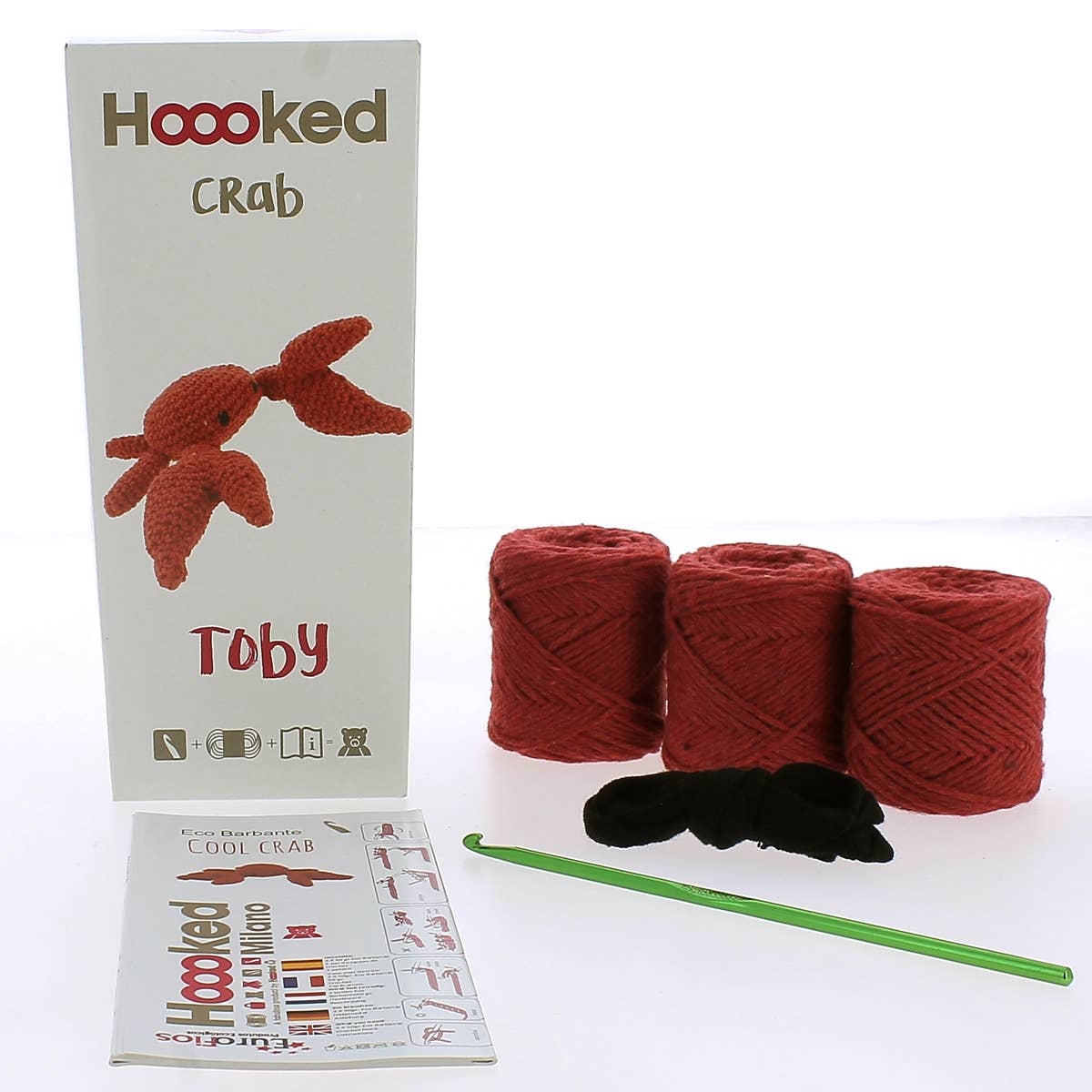 Hoooked - DIY Crochet Kit Toby the Crab