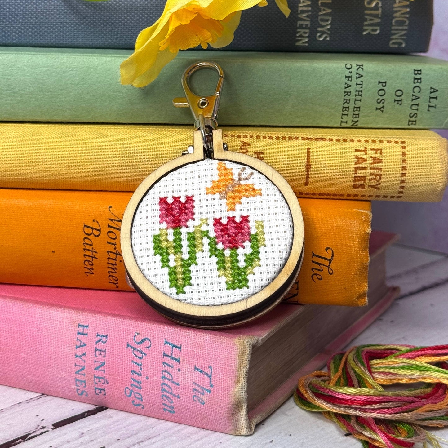 You Grow Girl! Mini Matchbox Cross Stitch Kit