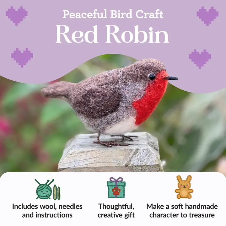 Red Robin Needle Felting Kit