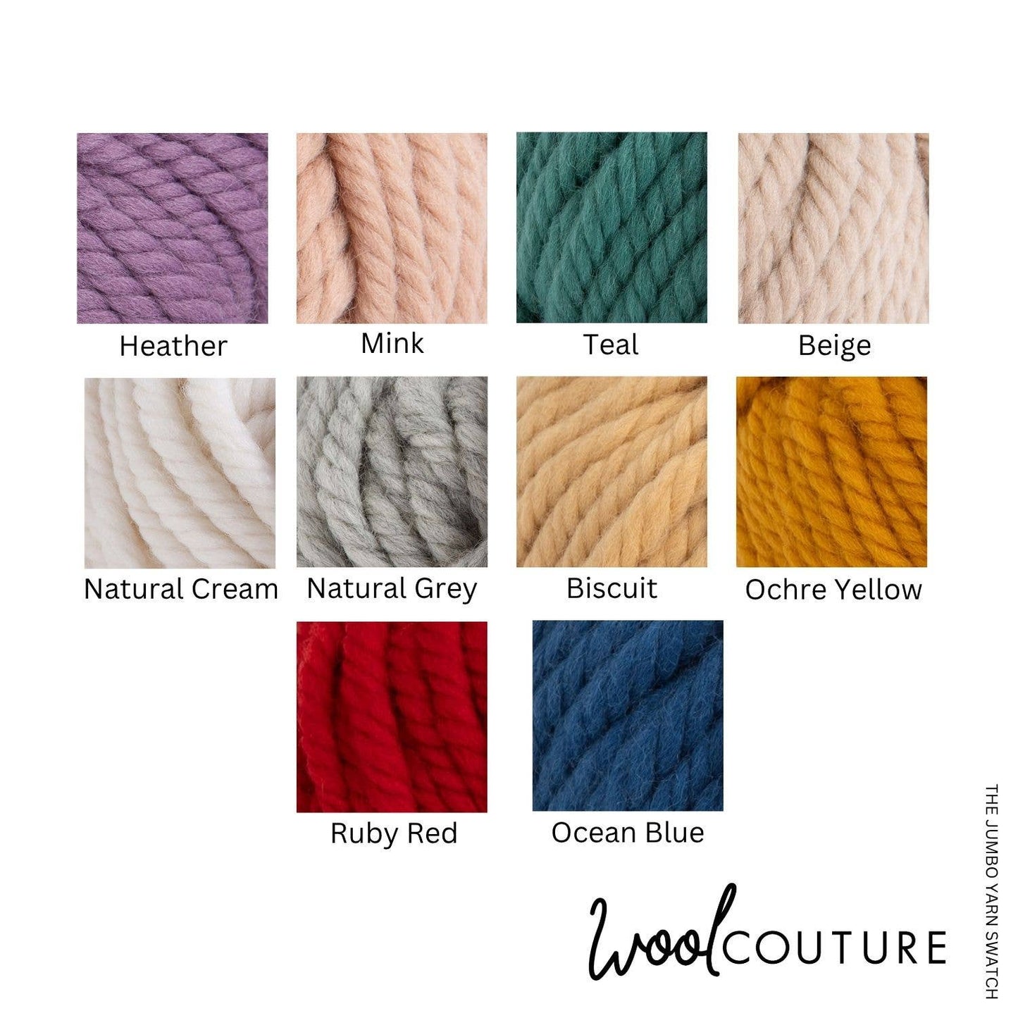 The Jumbo Yarn 100g Ball 100% Wool